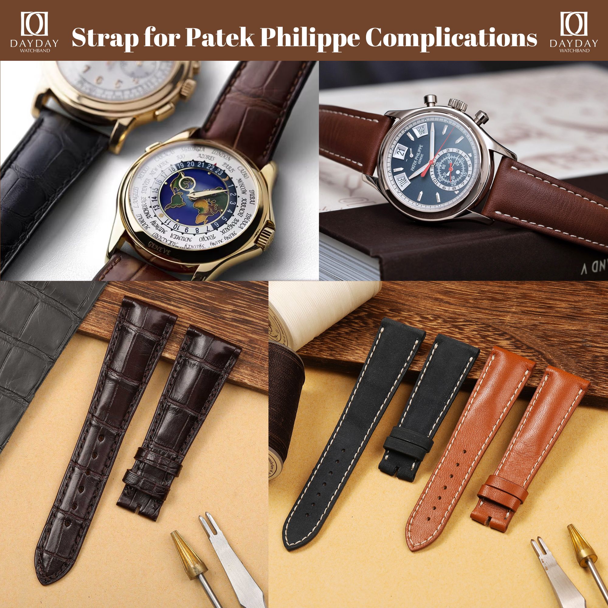 Find Your Perfect Patek Philippe Band: Leather, Rubber, and More