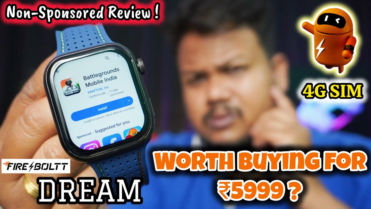 Fire-Boltt Dream Android Smartwatch Unboxing: First Impressions and Features