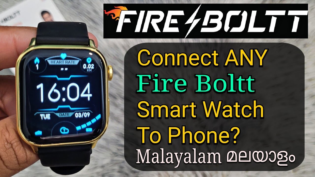 Fire-Boltt 4G Smart Watch with SIM Card Slot: Stay Connected Anytime, Anywhere in Malayalam