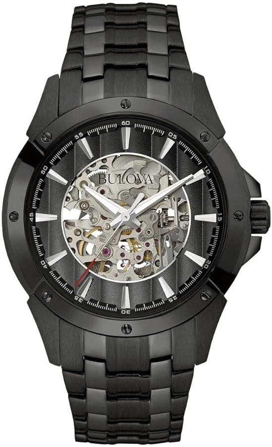 Shop Bulova Automatic Skeleton Watch Swiss Collection: Affordable Luxury