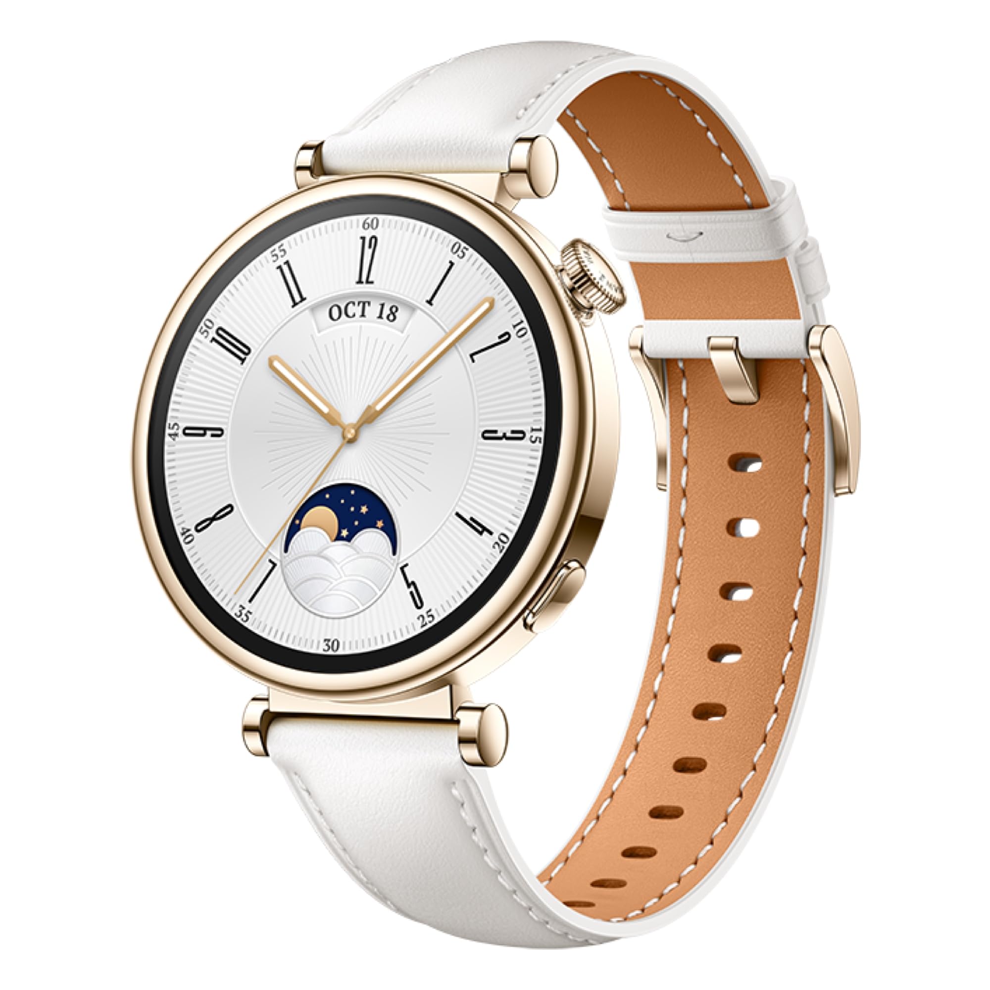 Buy Huawei Watch GT4 41mm Aurora White Leather (ARA-B19) – Advanced Health & Fitness Features