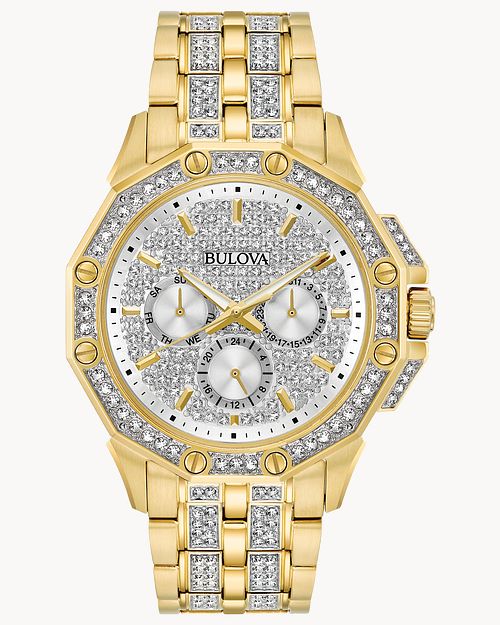 Shop the Bulova Octava Crystal Men's Watch for Timeless Style