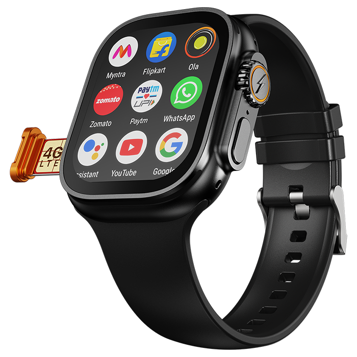 Fire Boltt 4G Smartwatch with SIM Card Support for Tamil Users