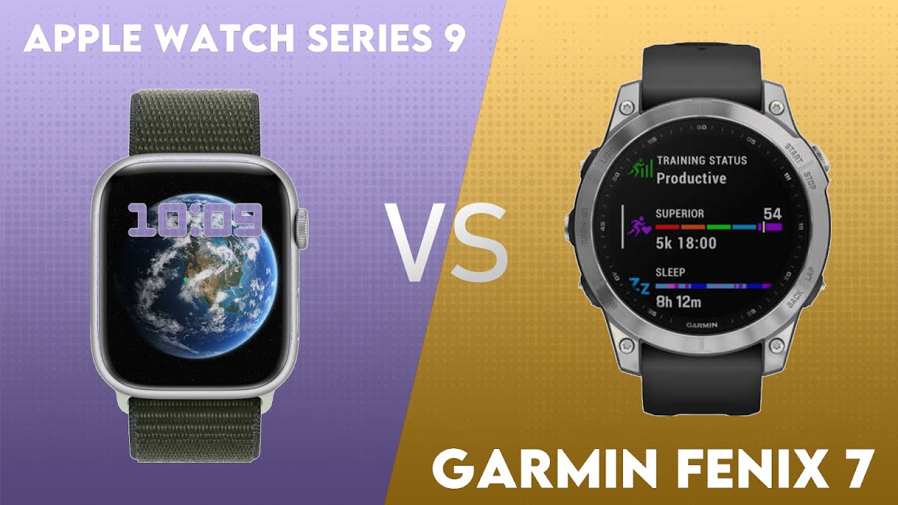 Apple Watch Series 9 vs Garmin Fenix 7 Pro: Key Differences You Need to Know