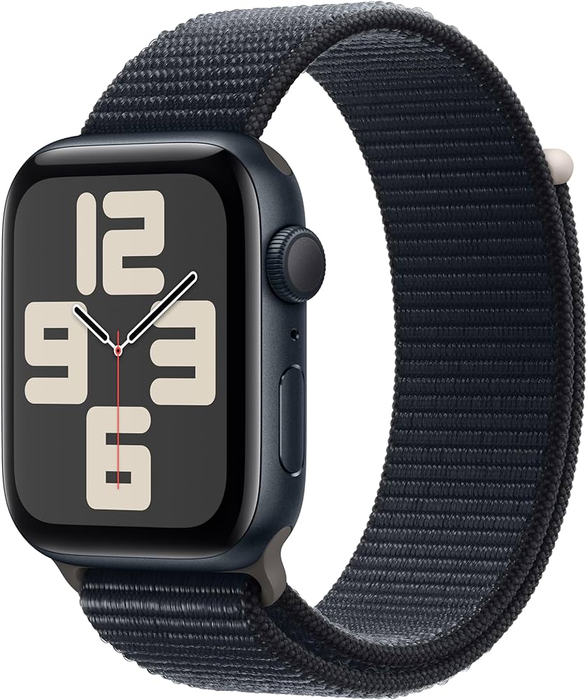 Apple Watch SE GPS 44mm Midnight Aluminium Case with Midnight Sport Loop (2023) – Features & Benefits