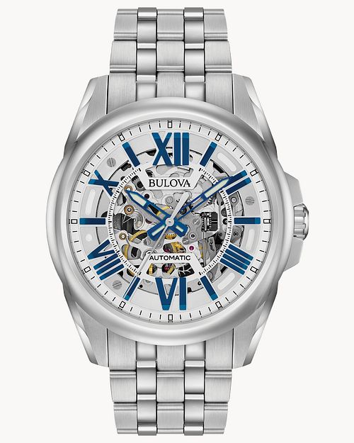 Shop Bulova Automatic Skeleton Watch Swiss Collection: Affordable Luxury