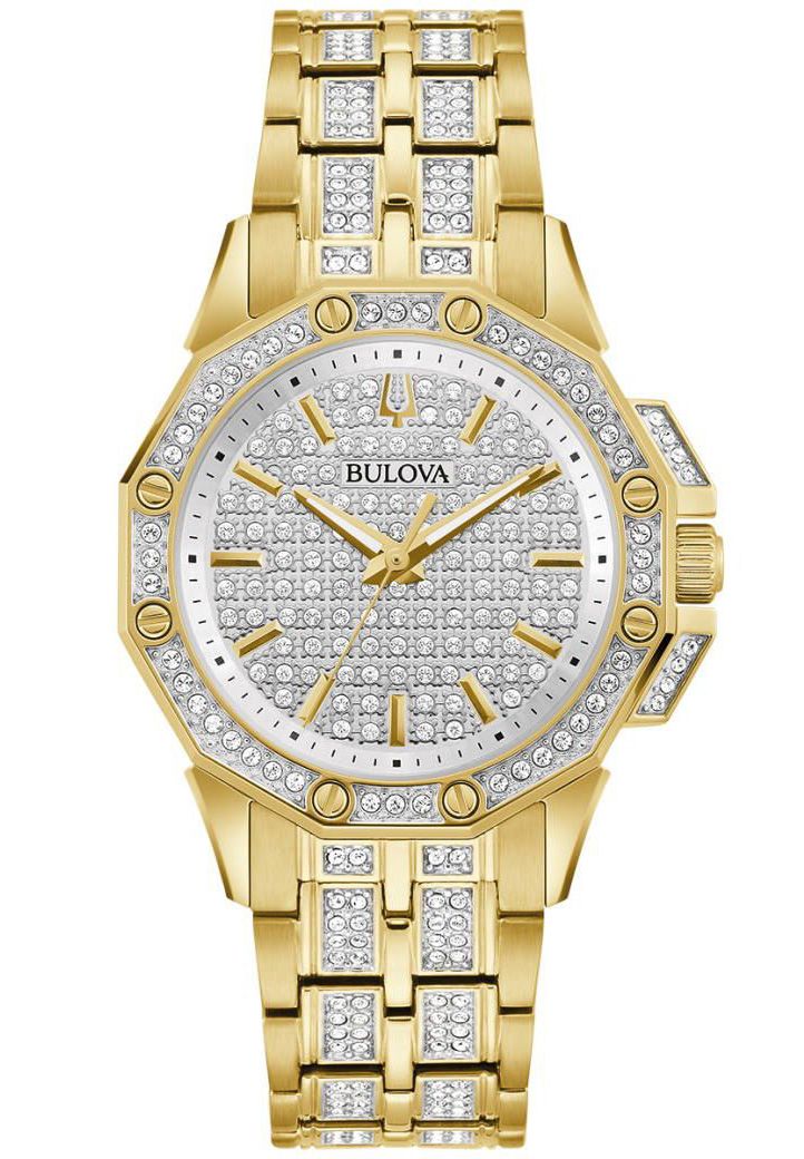 Bulova Mens Watch Sapphire Crystal Automatic – Elegant, Durable Timepiece