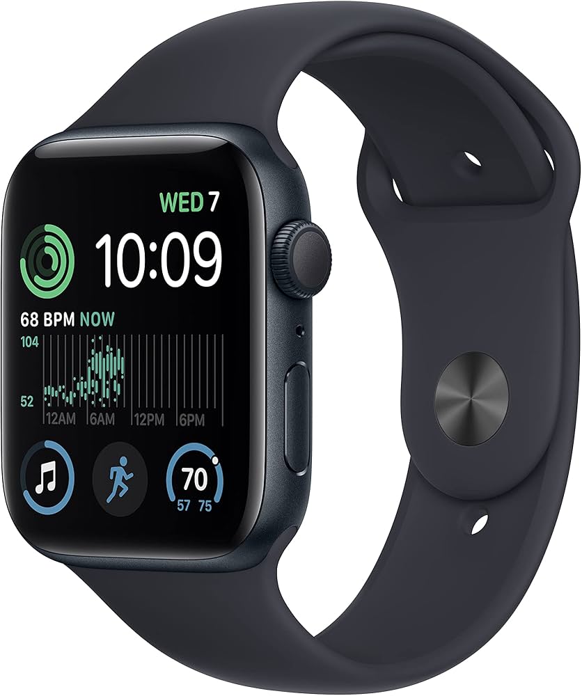 смарт-часы apple watch se 44mm midnight aluminum m/l (2023)