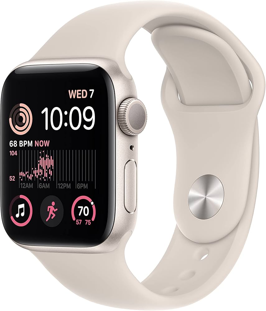 Apple Watch SE 2023 GPS 40mm Starlight Aluminium Case with Starlight Sport Band (MR9U3) - The Ultimate Budget-Friendly Smartwatch