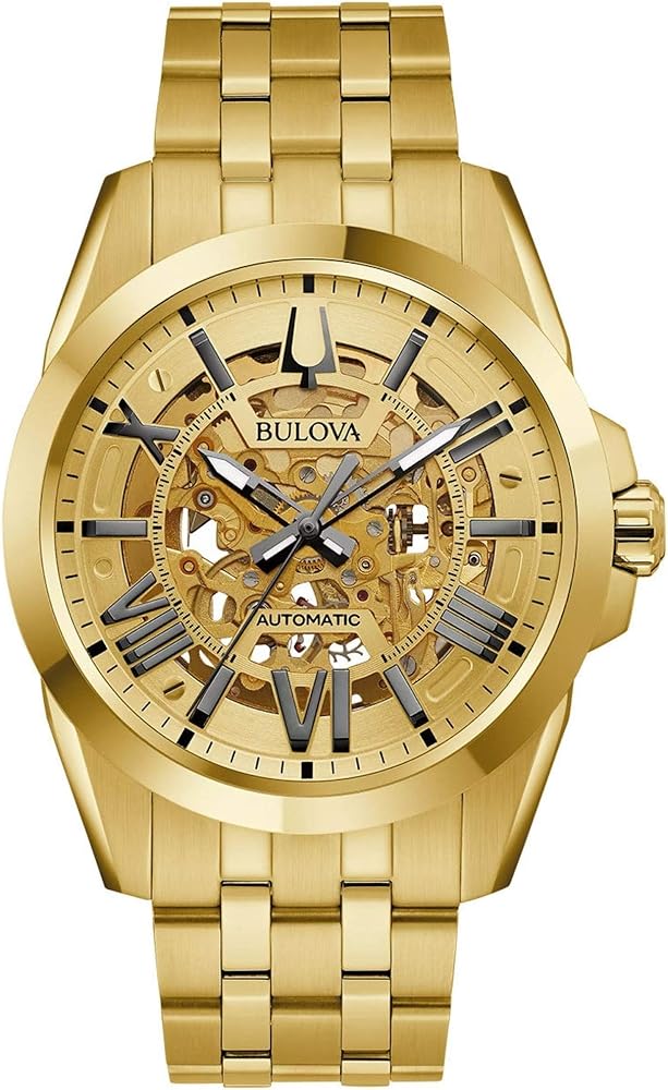 Buy Bulova Mens Skeleton Automatic Watch: Elegant, Affordable Mechanical Timepiece