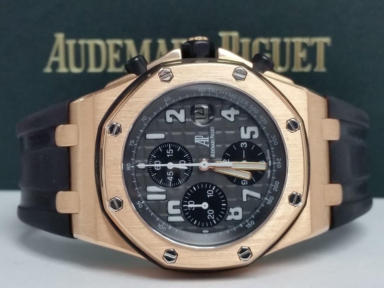 audemars piguet royal oak offshore rose gold rubber clad