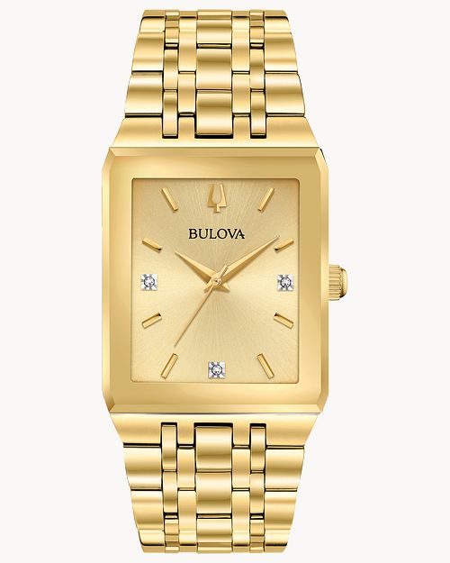 Elegant Bulova Gold Diamond Watch for Women – New Arrival 2024