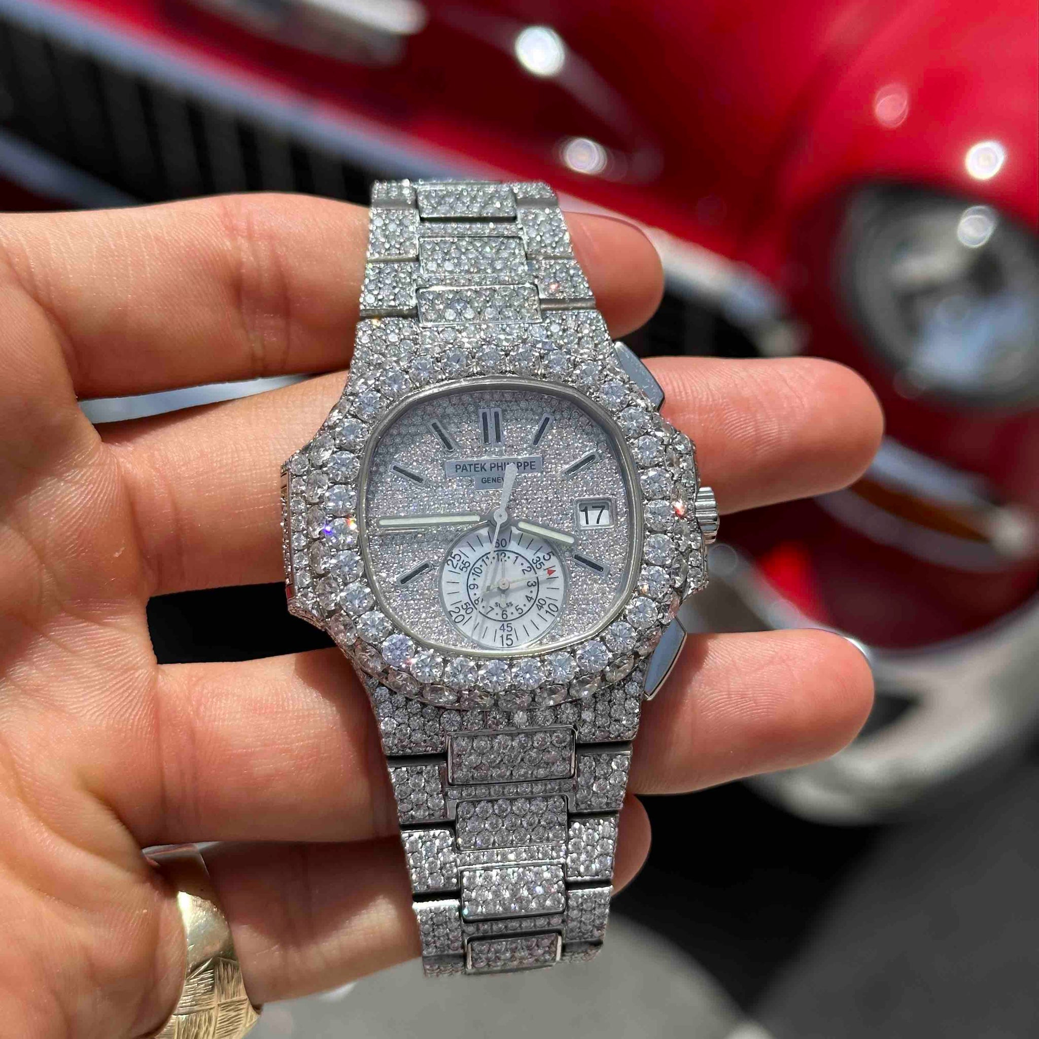 Buy Patek Philippe Bust Down Watches: Iced Out Luxury Timepieces