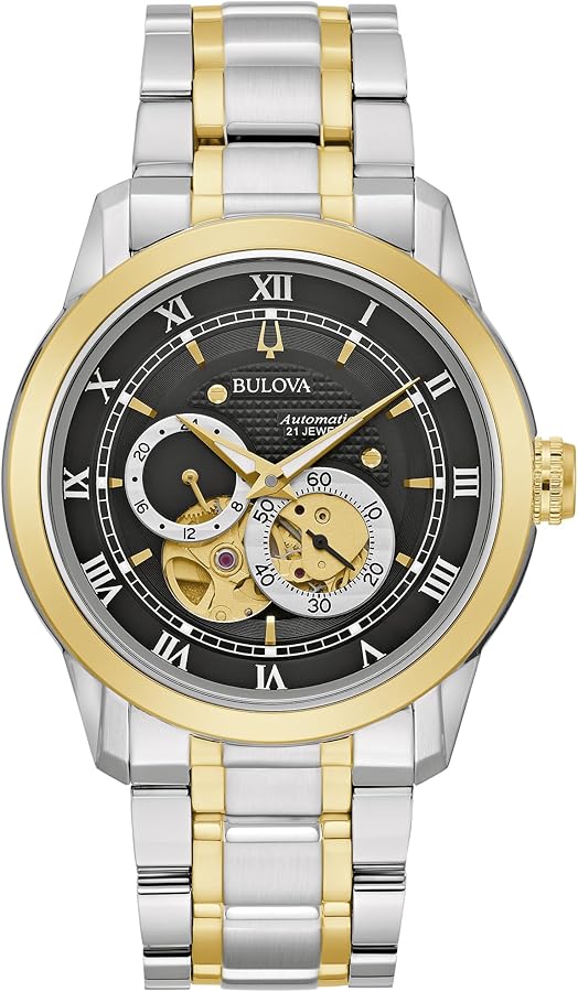 Bulova Automatic Skeleton Watch for Men – Affordable Luxury with Classic Design