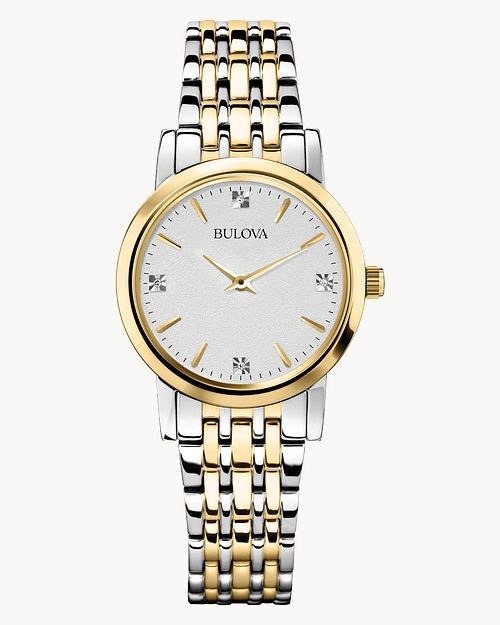 Elegant Bulova Gold Diamond Watch for Women – New Arrival 2024