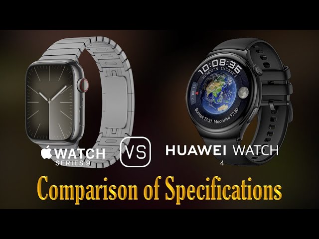 Huawei Watch GT 4 vs Apple Watch Series 9: Key Differences and Features Compared