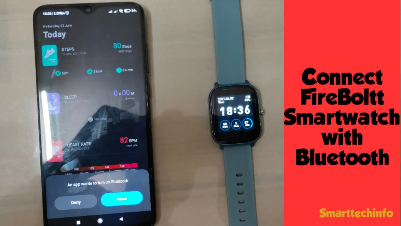 Fire-Boltt Android Smartwatch Mobile Connect: Simple Pairing Instructions