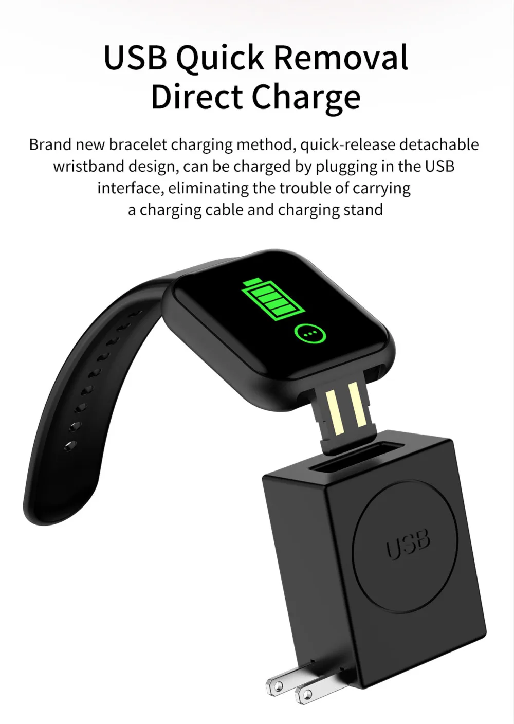 smart watch d20 charging