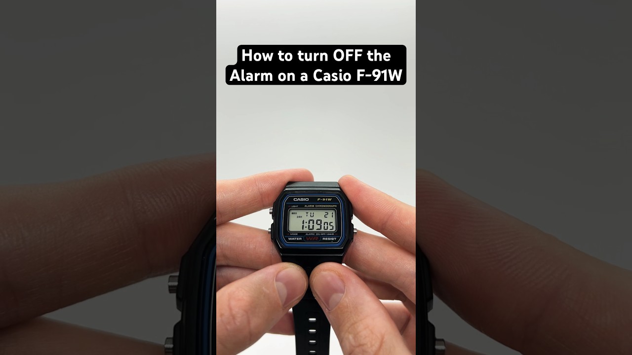 How to Turn Off the Alarm on Your Casio Calculator Watch