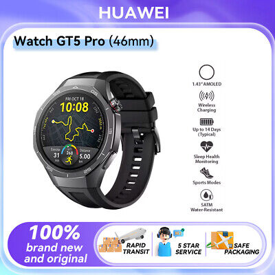 Buy Huawei Watch GT 5 Pro 46mm Black - Features, Price & Availability