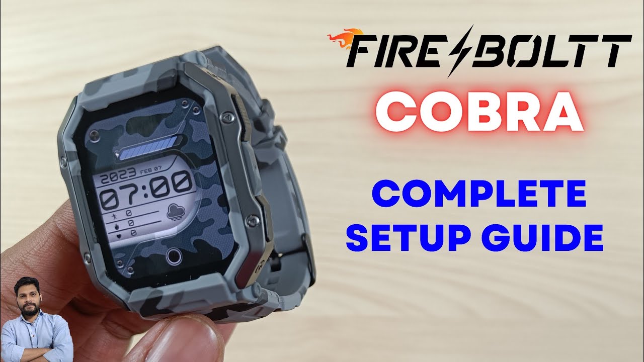 Fire Boltt Cobra Smart Watch Phone Connection: Easy Setup Instructions