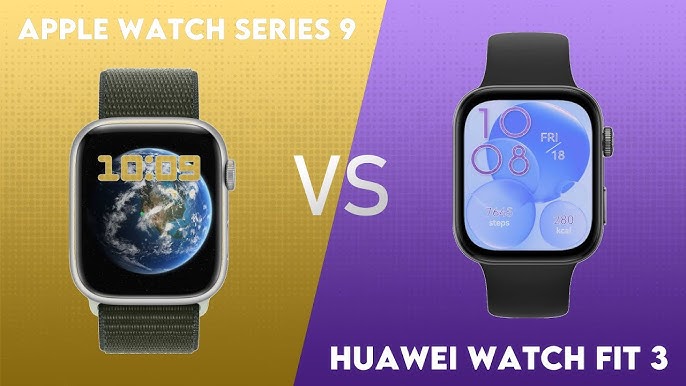 Huawei Watch Fit 3 vs Apple Watch Series 9: Key Differences and Price Comparison