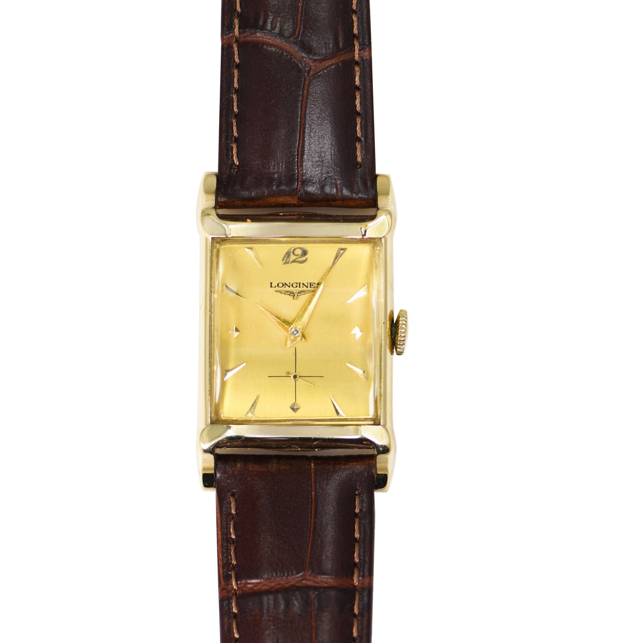 Buy Longines 14k Gold Mens Vintage Watches: Timeless Luxury Timepieces