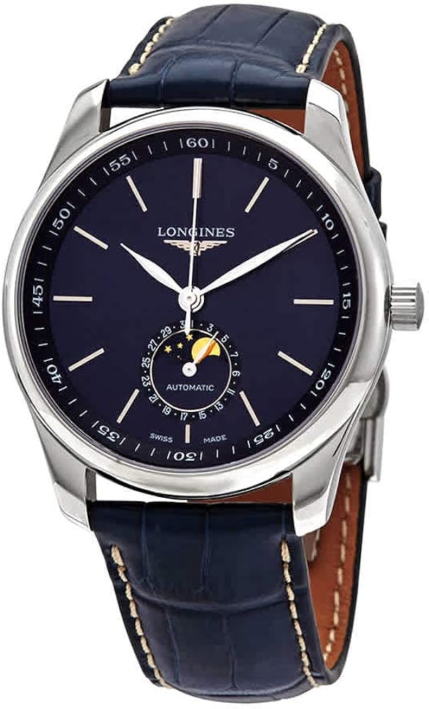 Discover the Longines Master Automatic Moonphase Mens Watch: Elegant & Timeless