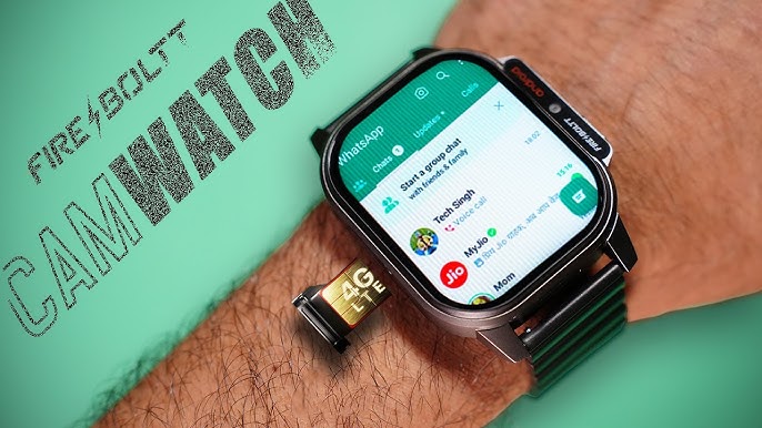 Fire Boltt 4G Smartwatch with SIM Card Support for Tamil Users