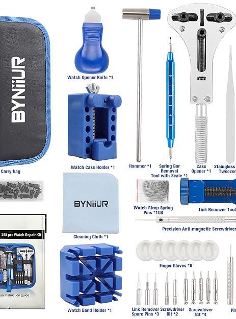 A Complete Guide: How to Use BYNIIUR Watch Repair Kit for DIY Fixes