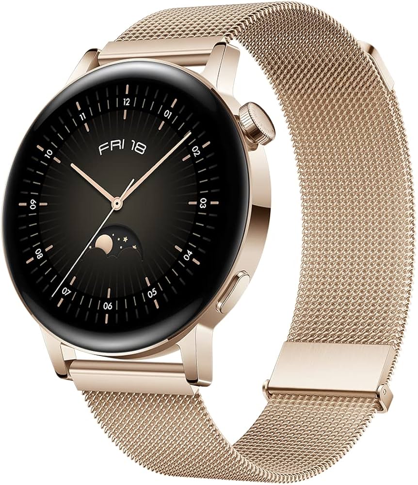 Huawei Watch GT 3 Elegant MIL-B19 42mm Gold Smartwatch – Buy Online