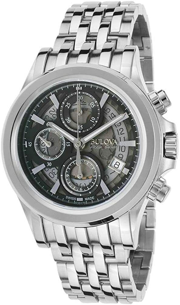 Bulova Mens Skeleton Swiss Watch: Precision & Style at an Affordable Price