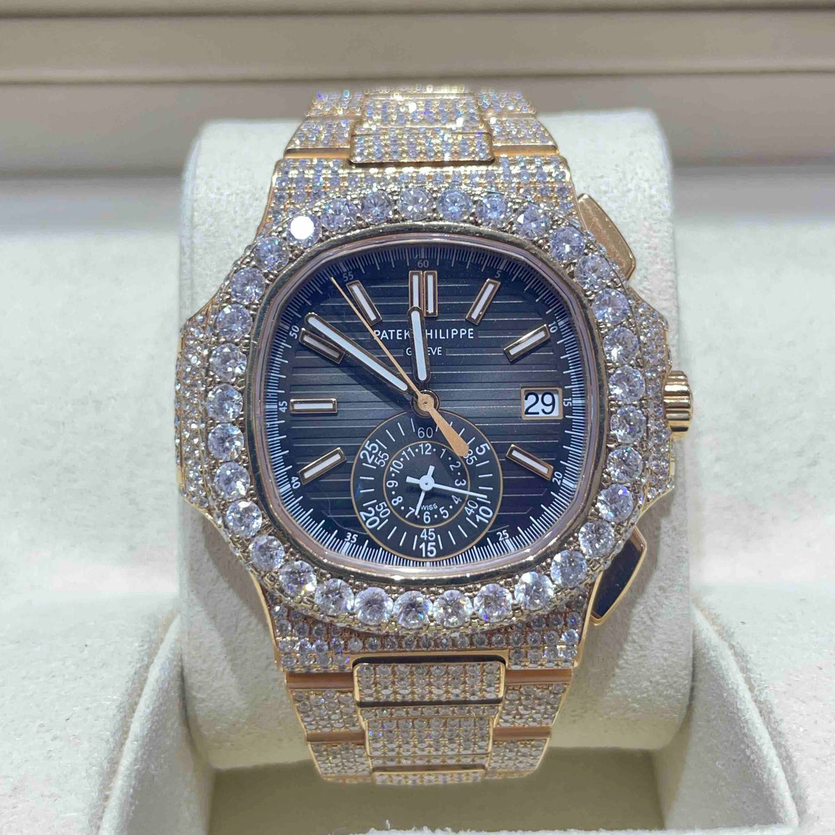 Buy Patek Philippe Bust Down Watches: Iced Out Luxury Timepieces