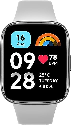 Xiaomi Redmi Watch 3 Active Gray - Fitness Tracker with 100+ Sport Modes, Heart Rate & Sleep Monitor