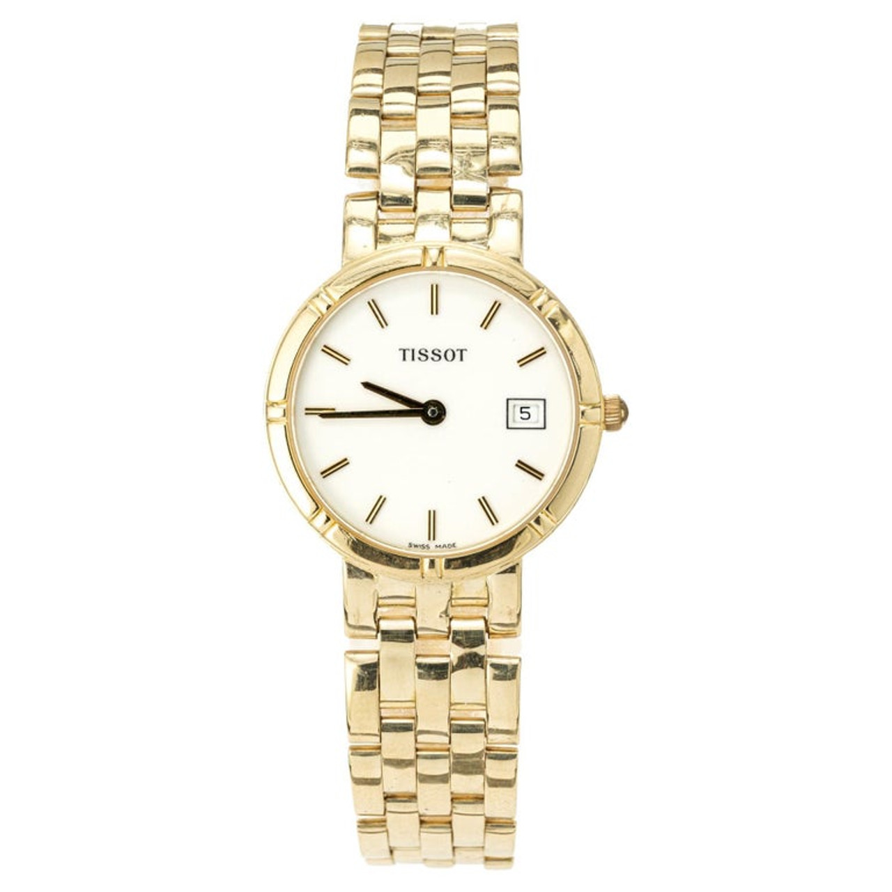 tissot womens watch gold 18k