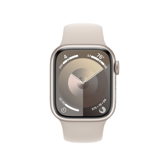 смарт-часы apple watch series 9 gps m/l 41 мм starlight-бежевый