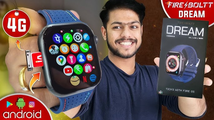 Fire Boltt Dream Smartwatch Review (Malayalam): Android OS, 4G, and More!