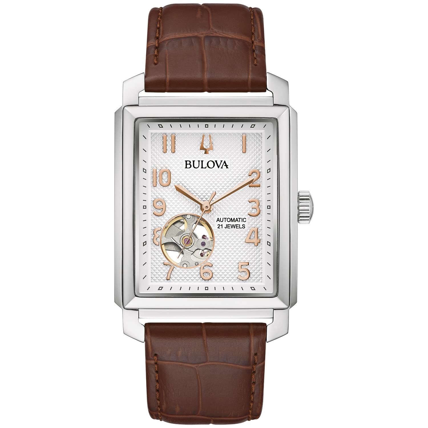 Buy Bulova Mens Automatic Watch with Leather Band – Classic and Stylish