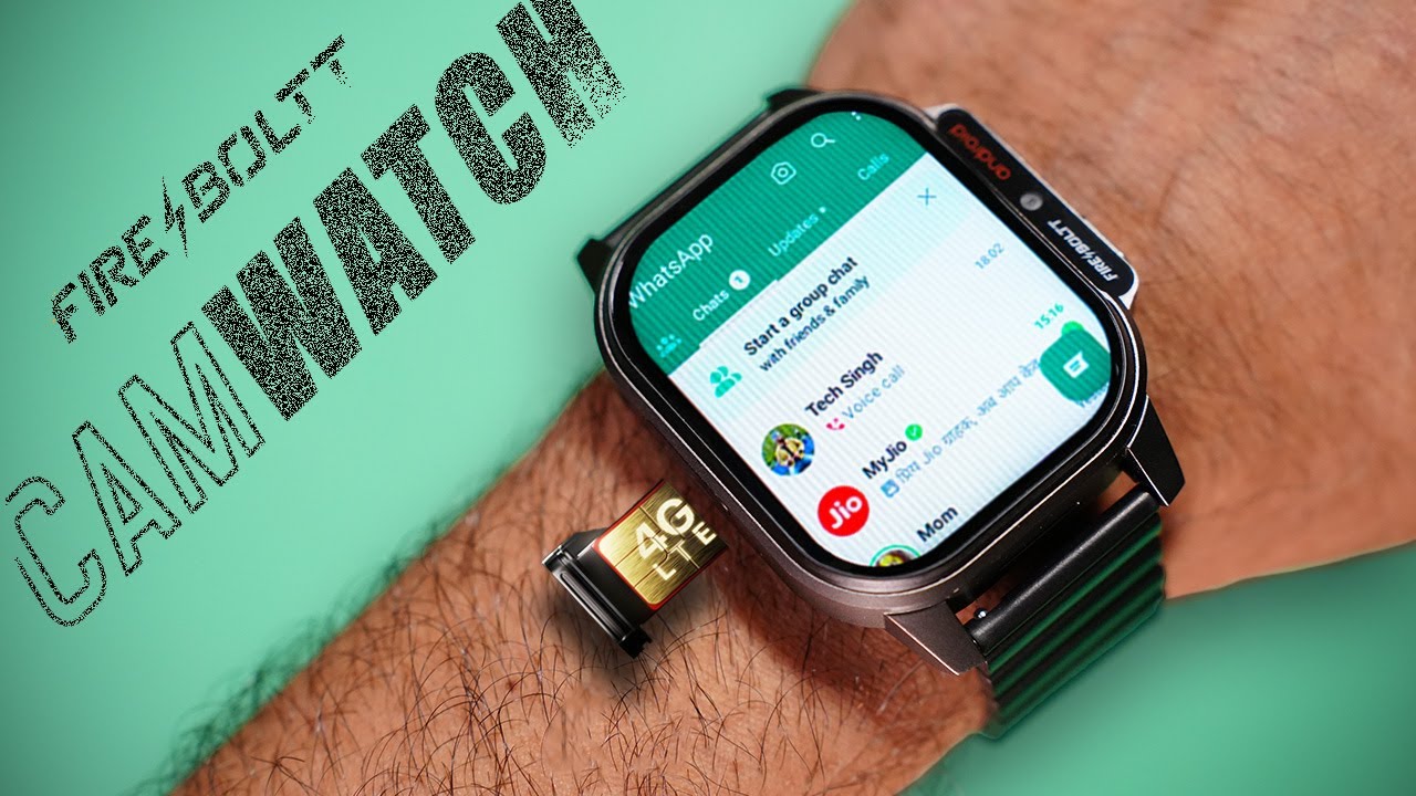 Explore the Fire Boltt Android Smartwatch with Camera and 4G Connectivity