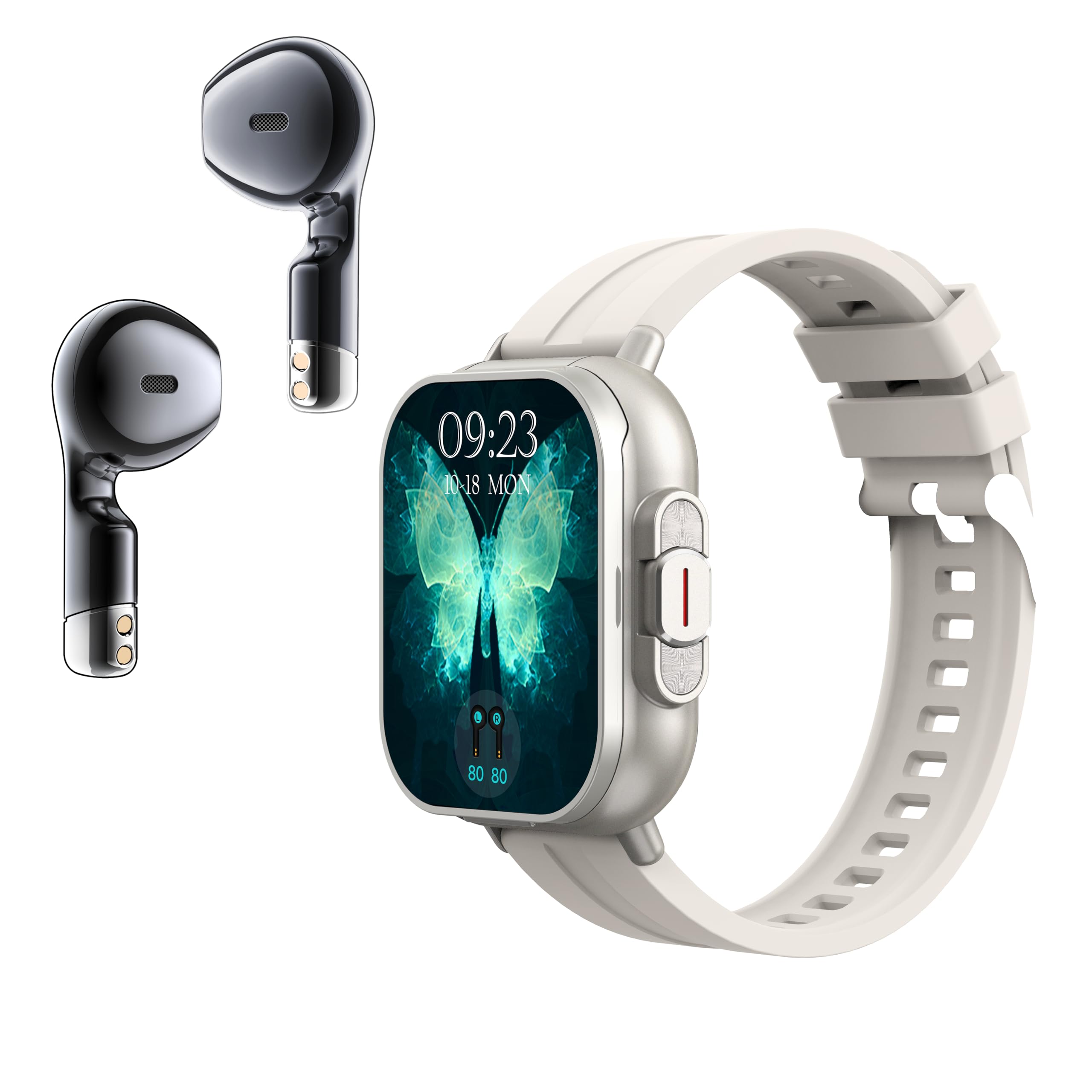 Smart Watch Earbuds 2 in 1: Ultimate Bluetooth Experience with HD Touchscreen & Sports Tracking