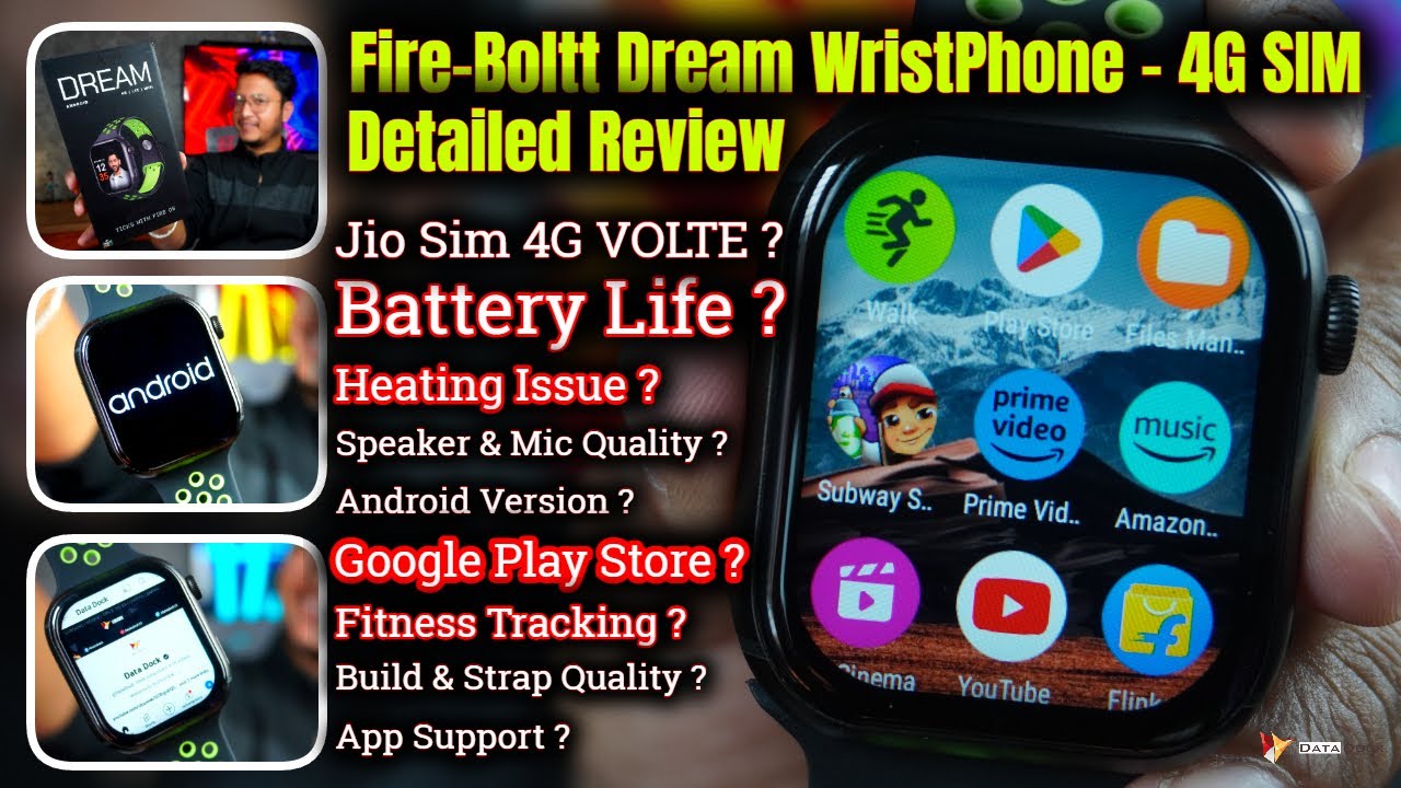 Fire-Boltt Dream Android Smartwatch Review: Features, Performance & Fitness Tracking