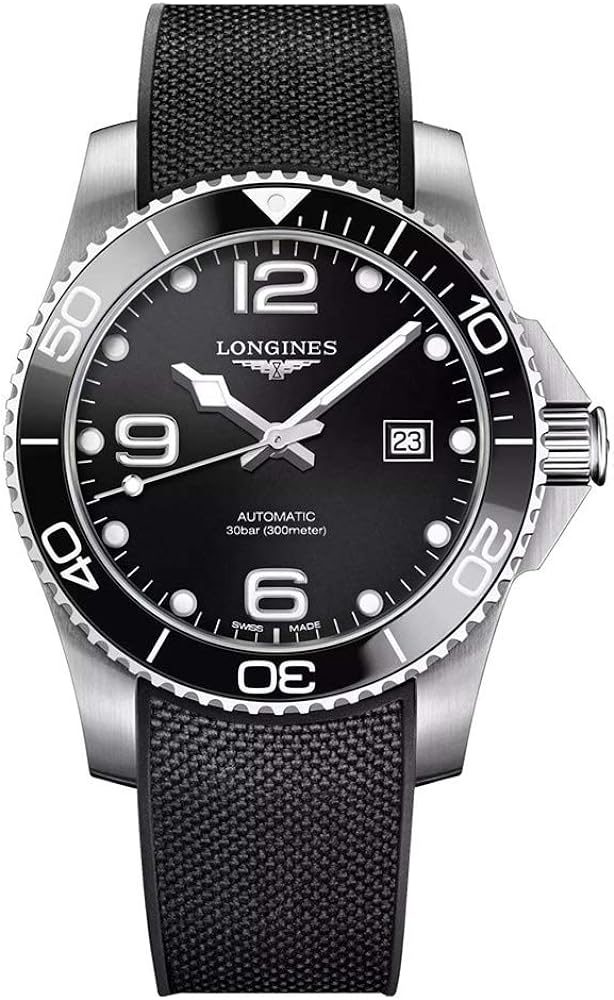 Longines HydroConquest 41mm Automatic Black Dial Mens Watch – Top Choice for Style and Durability