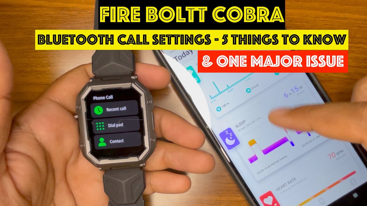 Fire Boltt Cobra Smart Watch Phone Connection: Easy Setup Instructions