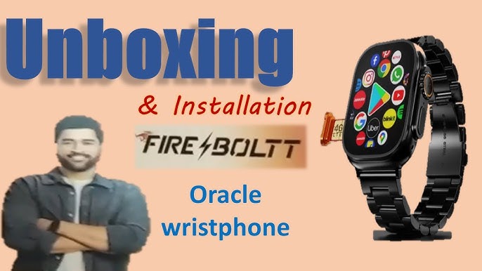 Fire Boltt 4G Smartwatch with Nano SIM for Seamless Connectivity in Telugu