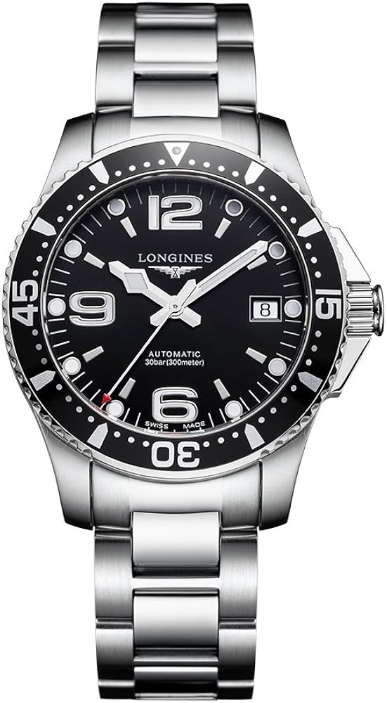 Longines HydroConquest 41mm Automatic Black Dial Mens Watch – Top Choice for Style and Durability