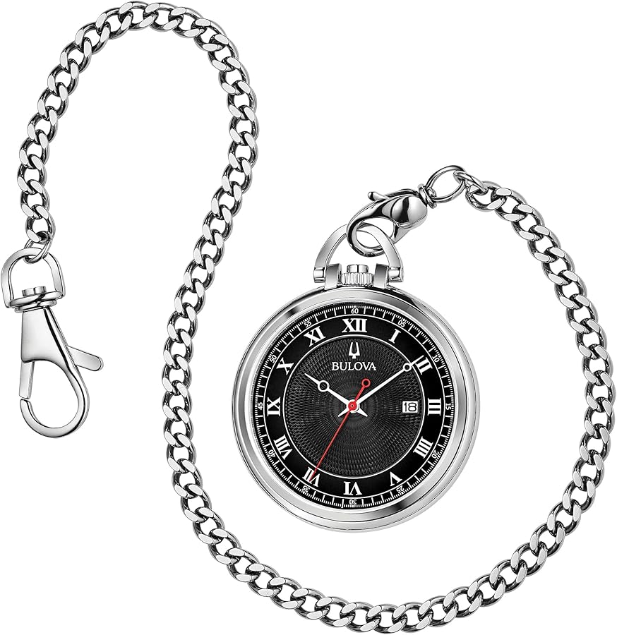 Discover Bulova Pocket Watches for Men: Mechanical, Quartz & More